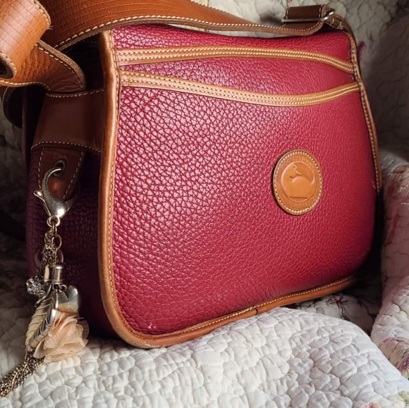 Vintage Dooney & Bourke AWL (Rare) Rose Satchel Bundle - Picture 7 of 17